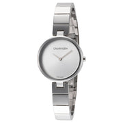  Shop Authentic Calvin Klein Authentic White Dial Silver Steel Strap Watch for Women - K8G23146 - Luxxuri