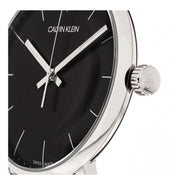  Shop Authentic Calvin Klein High Noon Quartz Black Dial Black Leather Strap Watch for Men - K8M211C1 - Luxxuri