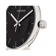  Shop Authentic Calvin Klein High Noon Black Dial Silver Mesh Bracelet Watch for Men - K8M21121 - Luxxuri