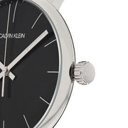  Shop Authentic Calvin Klein High Noon Quartz Black Dial Black Leather Strap Watch for Men - K8M211C1 - Luxxuri