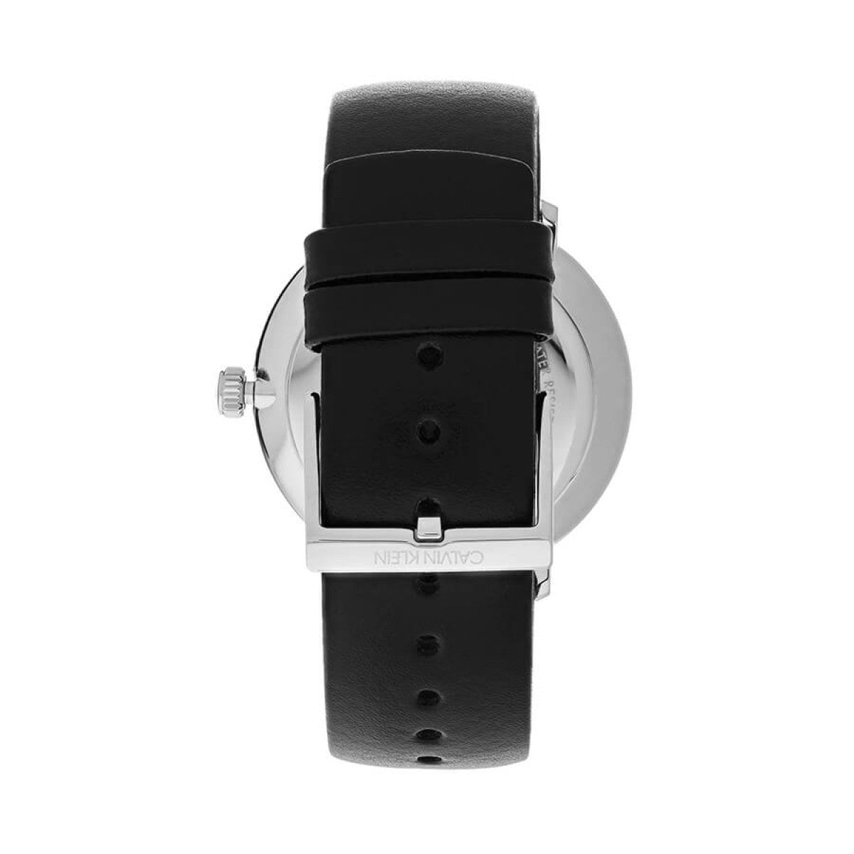  Shop Authentic Calvin Klein High Noon Quartz Blue Dial Black Leather Strap Watch for Men - K8M211CN - Luxxuri