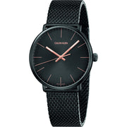  Shop Authentic Calvin Klein High Noon Quartz Black Dial Black Mesh Bracelet Watch for Men - K8M21421 - Luxxuri