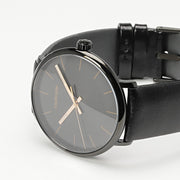  Shop Authentic Calvin Klein High Noon Quartz Black Dial Black Leather Strap Watch for Men - K8M214CB - Luxxuri