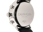  Shop Authentic Calvin Klein High Noon Chronograph Black Dial Black Leather Strap Watch for Men - K8M271C1 - Luxxuri