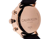  Shop Authentic Calvin Klein High Noon Silver Dial Brown Leather Strap Watch for Men - K8M276G6 - Luxxuri