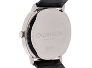  Shop Authentic Calvin Klein Posh Silver Dial Black Leather Strap Watch for Men - K8Q311C6 - Luxxuri