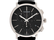  Shop Authentic Calvin Klein Posh Black Dial Black Leather Strap Watch for Men - K8Q371C1 - Luxxuri