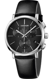  Shop Authentic Calvin Klein Posh Black Dial Black Leather Strap Watch for Men - K8Q371C1 - Luxxuri