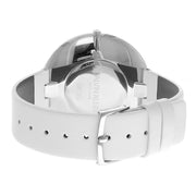 Shop Authentic Calvin Klein Full Moon White Dial White Leather Strap Watch for Women - K8Y231L6 - Luxxuri