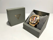  Shop Authentic Guess Altitude Multifunction Gold Dial Gold Steel Strap Watch for Men - GW0434G1 - Luxxuri
