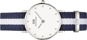  Shop Authentic Daniel Wellington Classy Glasgow White Dial Two Tone NATO Strap Watch For Women - DW00100074 - Luxxuri