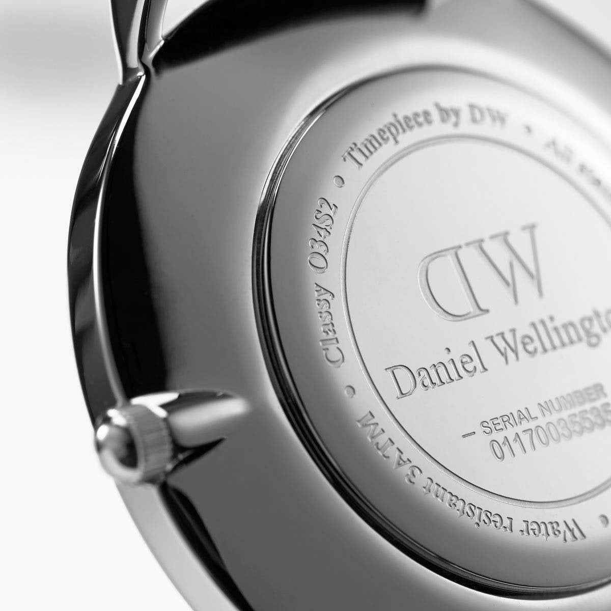  Shop Authentic Daniel Wellington Classy Glasgow White Dial Two Tone Nylon Strap Watch For Women - DW00100082 - Luxxuri