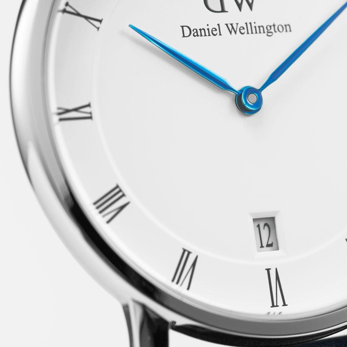  Shop Authentic Daniel Wellington Dapper York Quartz White Dial Dark Brown Leather Strap Watch For Women - DW00100097 - Luxxuri