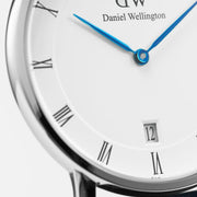  Shop Authentic Daniel Wellington Dapper York Quartz White Dial Dark Brown Leather Strap Watch For Women - DW00100097 - Luxxuri