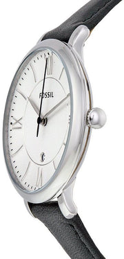  Shop Authentic Fossil Jacqueline Quartz White Dial Black Leather Strap Watch for Women - ES3972 - Luxxuri