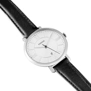  Shop Authentic Fossil Jacqueline Quartz White Dial Black Leather Strap Watch for Women - ES3972 - Luxxuri