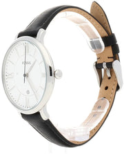  Shop Authentic Fossil Jacqueline Quartz White Dial Black Leather Strap Watch for Women - ES3972 - Luxxuri