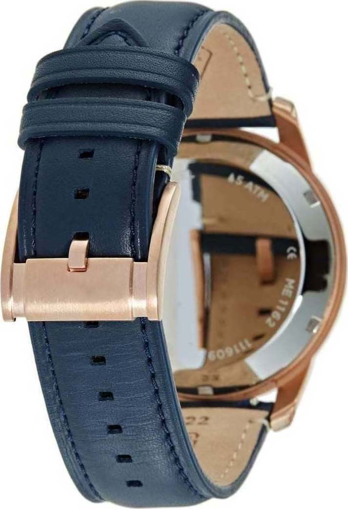  Shop Authentic Fossil Grant Twist Multifunction Blue Dial Blue Leather Strap Watch for Men - ME1162 - Luxxuri