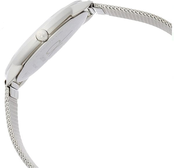  Shop Authentic Calvin Klein Minimal Silver Dial Silver Mesh Bracelet Watch for Men - K3M2112Z - Luxxuri