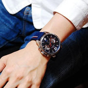  Shop Authentic Tommy Hilfiger Decker Blue Dial Blue Rubber Strap Watch for Men - 1791476 - Luxxuri
