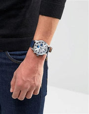 Shop Authentic Tommy Hilfiger Jackson Silver Dial Black Leather Strap Watch for Men - 1791240 - Luxxuri