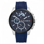  Shop Authentic Tommy Hilfiger Decker Quartz Blue Dial Blue Rubber Strap Watch for Men - 1791350 - Luxxuri