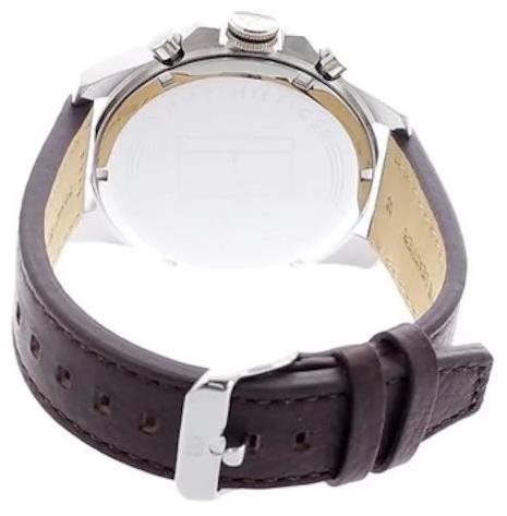  Shop Authentic Tommy Hilfiger Decker Grey Dial Brown Leather Strap Watch for Men - 1791562 - Luxxuri