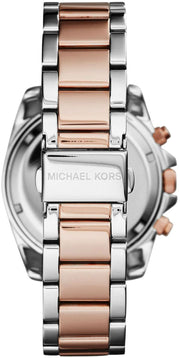  Shop Authentic Michael Kors Blair Chronograph Black Dial Two Tone Steel Strap Watch For Women - MK6093 - Luxxuri