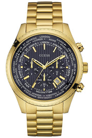  Shop Authentic Guess Multifunction Black Dial Gold Steel Strap Watch for Men  - W0602G1 - Luxxuri