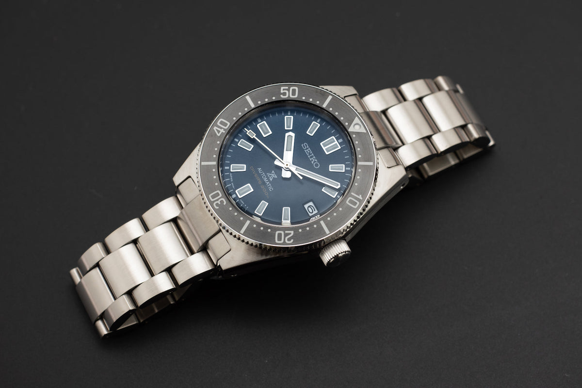  Shop Authentic Seiko Prospex Automatic 1965 Dive 55th Anniversary Limited Edtion Blue Dial Silver Steel Strap Watch For Men - SPB149J1 - Luxxuri