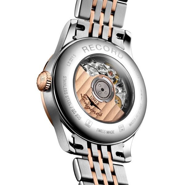  Shop Authentic Longines Record Automatic 18K Pink Gold Watch for Men - L2.821.5.11.7 - Luxxuri