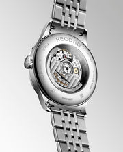  Shop Authentic Longines Record Automatic Stainless Steel 40mm Watch for Men - L2.821.4.11.6 - Luxxuri
