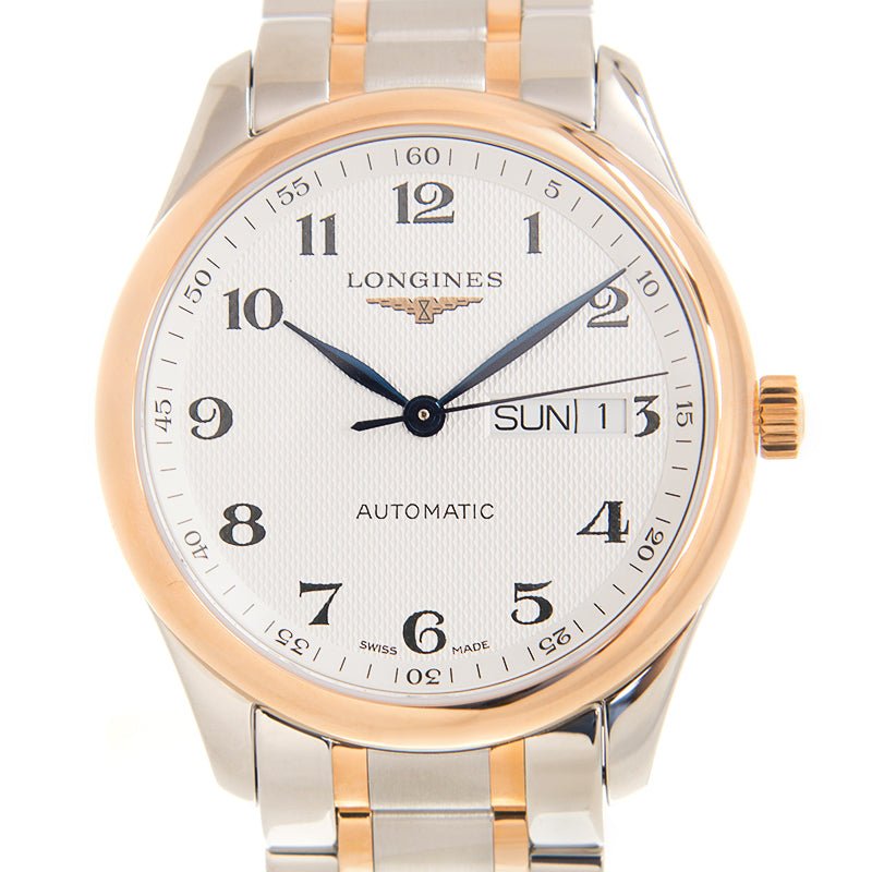  Shop Authentic Longines Master Collection Automatic 38.5mm Silver Dial Two Tone Steel Strap Watch for Men - L2.755.5.79.7 - Luxxuri