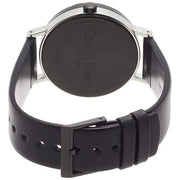  Shop Authentic Calvin Klein Boost White Black Dial Black Leather Strap Watch for Men - K7Y21CCX - Luxxuri
