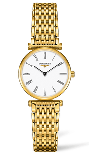  Shop Authentic Longines La Grande Classique De Longines White Dial Gold Steel Strap Watch for Women - L4.209.2.11.8 - Luxxuri