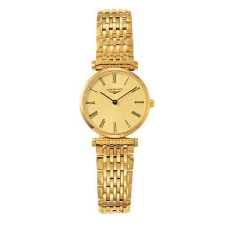  Shop Authentic Longines La Grande Classique de Longines Gold Dial Gold Mesh Bracelet Watch for Women - L4.209.2.31.8 - Luxxuri
