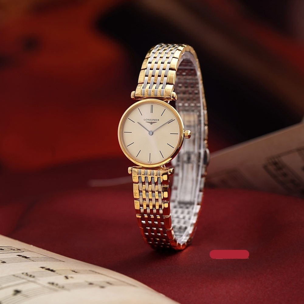  Shop Authentic Longines La Grande Classique de Longines Gold Dial Two Tone Steel Strap Watch for Women - L4.209.2.31.7 - Luxxuri