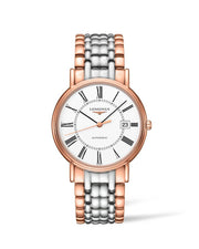  Shop Authentic Longines Presence 38.5mm Automatic White Dial Two Tone Steel Strap Watch for Men - L4.921.1.11.7 - Luxxuri