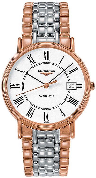  Shop Authentic Longines Presence 38.5mm Automatic White Dial Two Tone Steel Strap Watch for Men - L4.921.1.11.7 - Luxxuri