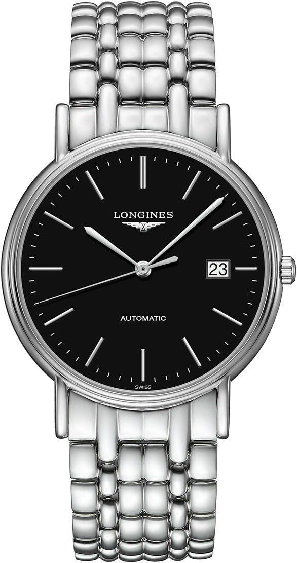  Shop Authentic Longines Presence 38.5mm Automatic Stainless Steel Watch for Men - L4.921.4.52.6 - Luxxuri