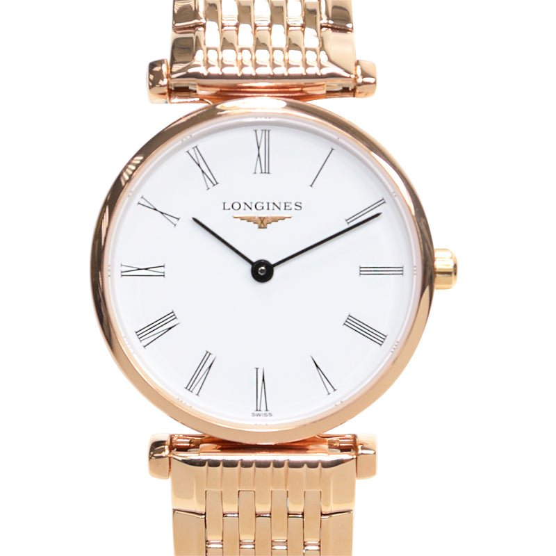  Shop Authentic Longines La Grande Classique White Dial Rose Gold Mesh Bracelet Watch for Women - L4.209.1.91.8 - Luxxuri