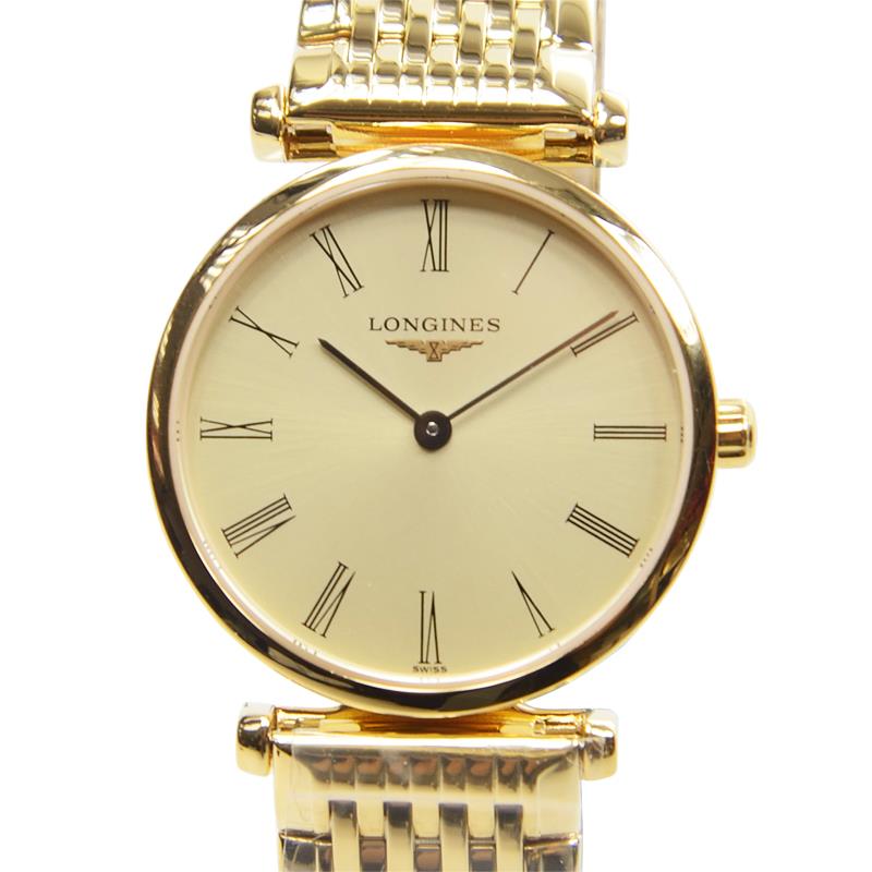  Shop Authentic Longines La Grande Classique de Longines Gold Dial Gold Mesh Bracelet Watch for Women - L4.209.2.31.8 - Luxxuri