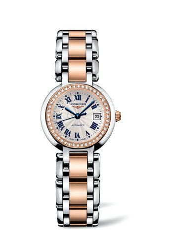  Shop Authentic Longines PrimaLuna Automatic Diamond 26.5mm Silver Dial Two Tone Steel Strap Watch for Women - L8.111.5.79.6 - Luxxuri