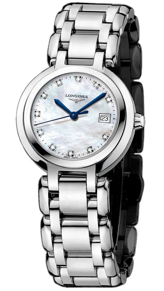  Shop Authentic Longines PrimaLuna Mother of Pearl Dial Silver Steel Strap Watch for Women - L8.110.4.87.6 - Luxxuri