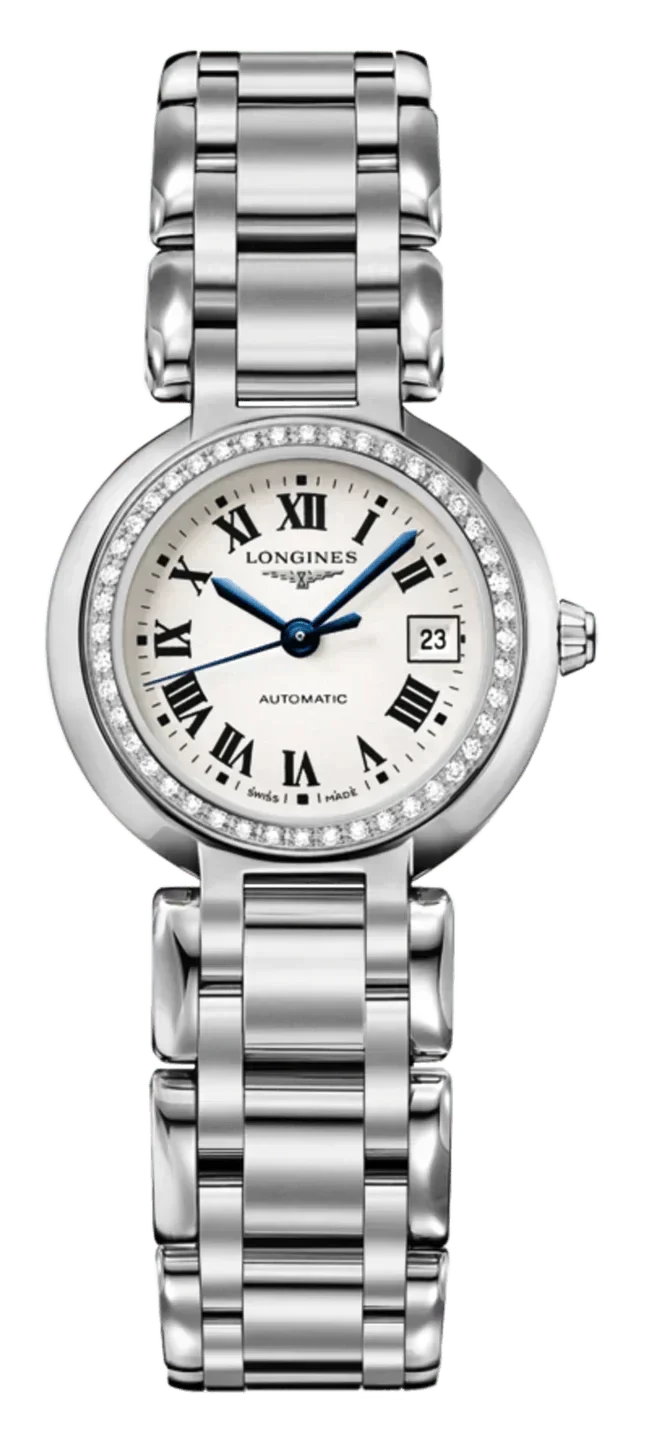  Shop Authentic Longines PrimaLuna 26.5mm Automatic Stainless Steel Watch for Women - L8.111.0.71.6 - Luxxuri