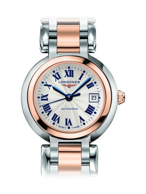  Shop Authentic Longines PrimaLuna Automatic 26.5mm Silver Dial Two Tone Steel Strap Watch for Women - L8.111.5.78.6 - Luxxuri