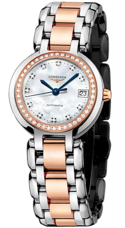  Shop Authentic Longines PrimaLuna Automatic Diamond 26.5mm Watch for Women - L8.111.5.89.6 - Luxxuri