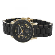  Shop Authentic Michael Kors Runway Black Dial Black Silicone Strap Watch for Women - MK5191 - Luxxuri
