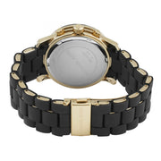  Shop Authentic Michael Kors Runway Black Dial Black Silicone Strap Watch for Women - MK5191 - Luxxuri
