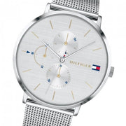  Shop Authentic Tommy Hilfiger Jenna Quartz Silver Dial Silver Mesh Bracelet Watch For Women - 1781942 - Luxxuri